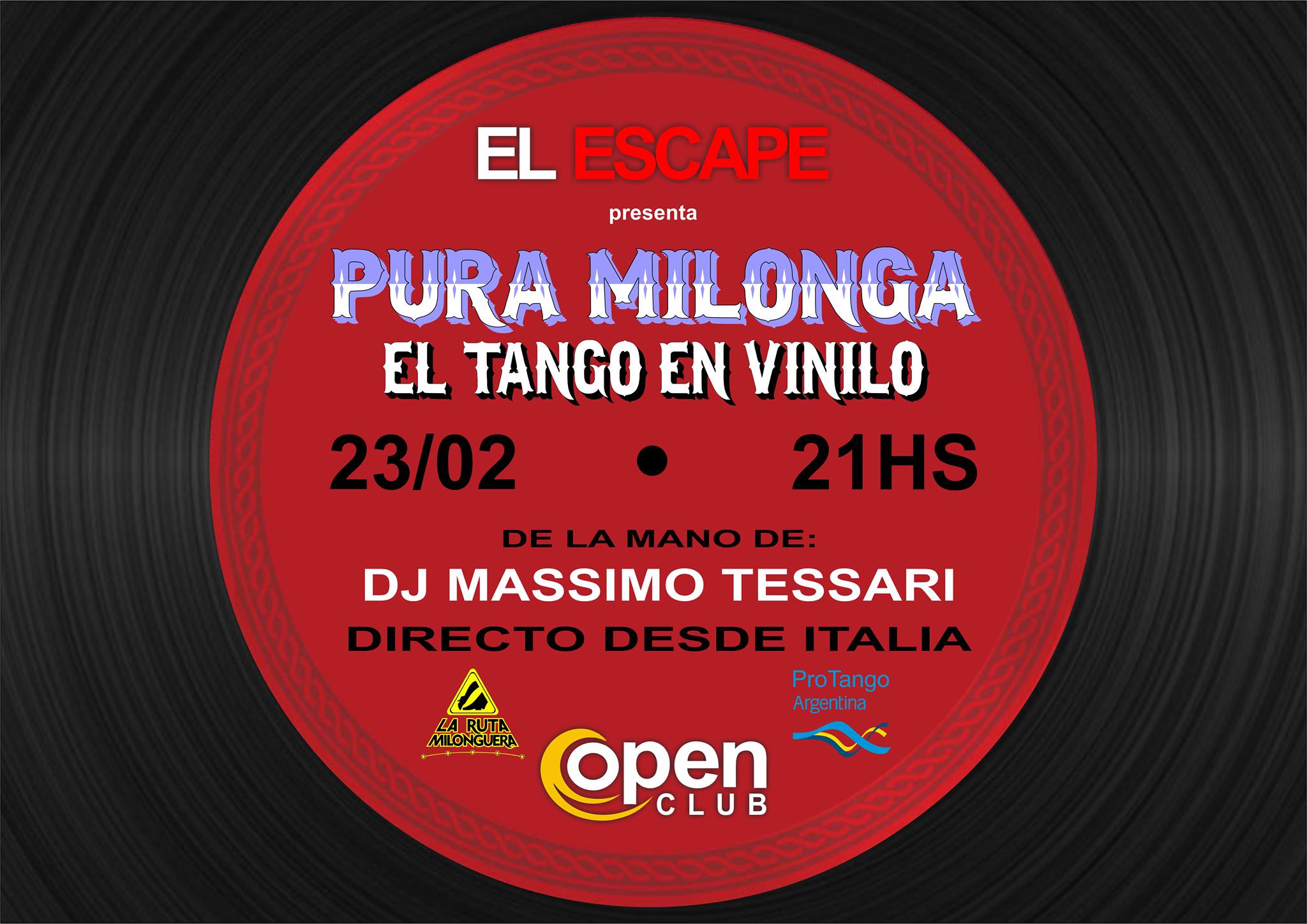 Sábado 23 Especial Pura Milonga disfruta El Tango en Vinilos