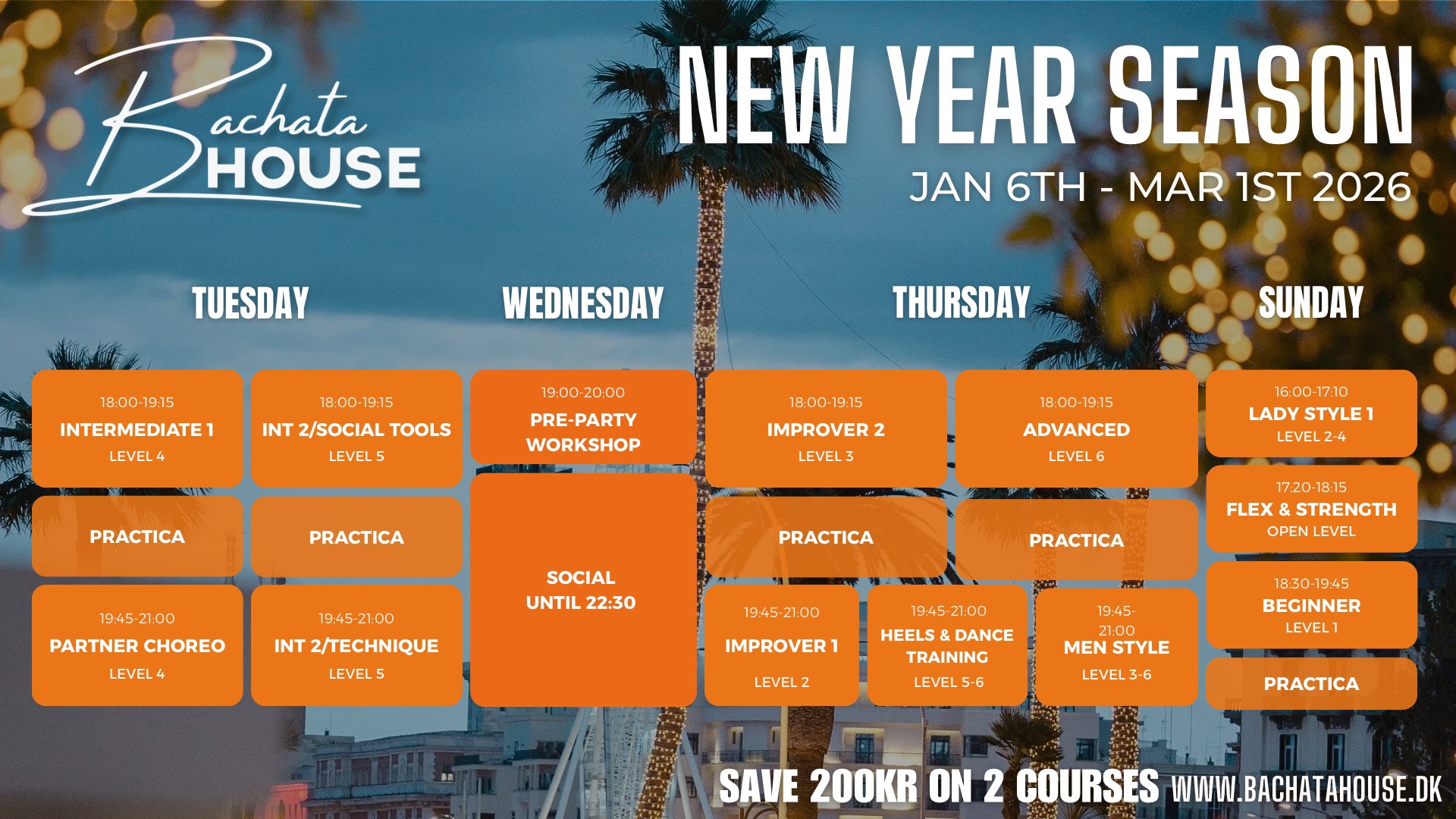 Bachata House New Year Season 2026 🌴 January-March