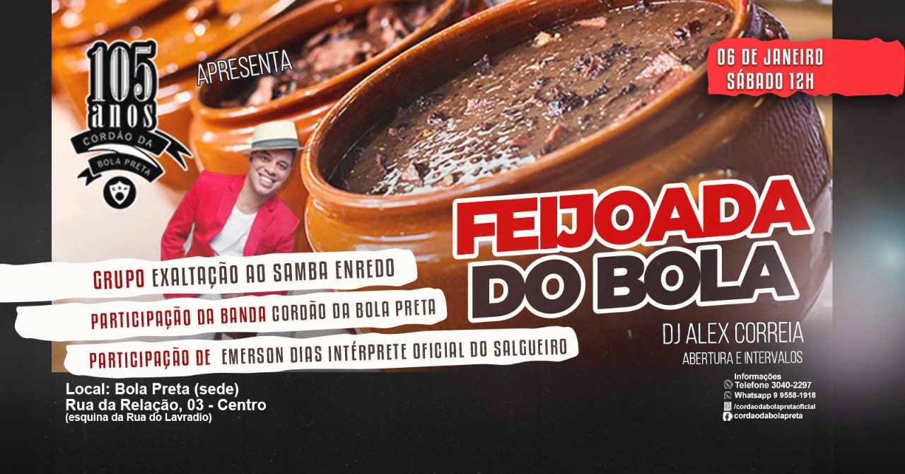 Feijoada do Bola A Primeira do Ano