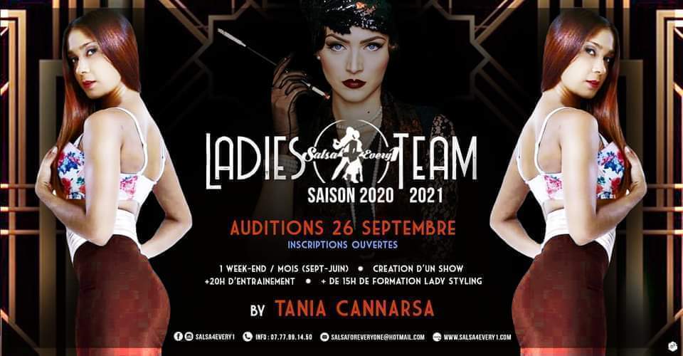 Auditions Salsa4every1 LadiesTeam By TANIA CANNARSA