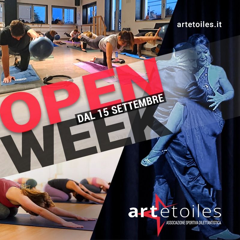 OPEN WEEK dal 15 settembre