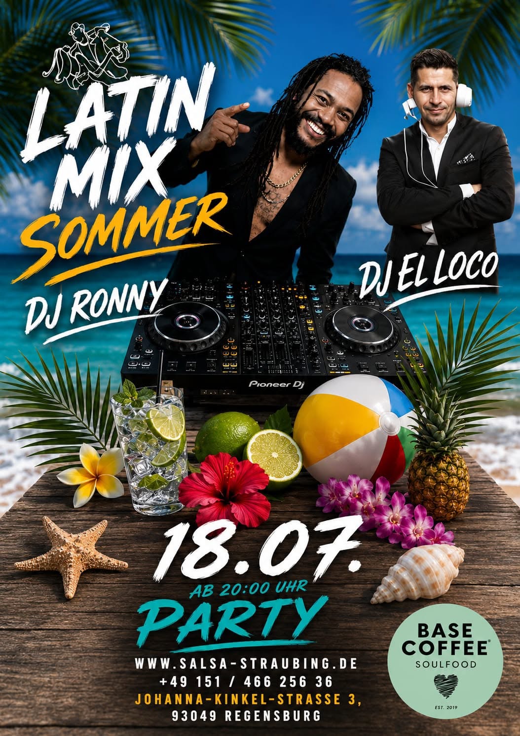Latin Mix Party in Basecoffee Regensburg
