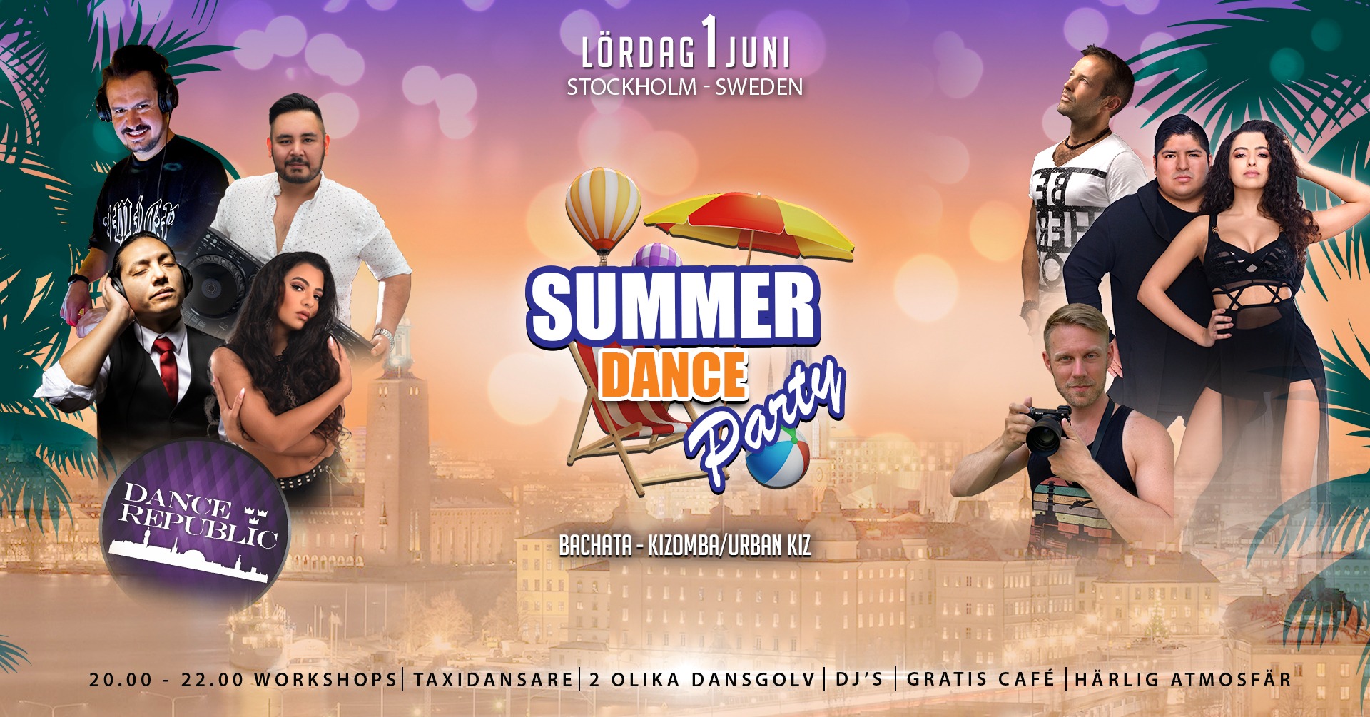 Dance Republic Summer Party! Lördag 1 juni