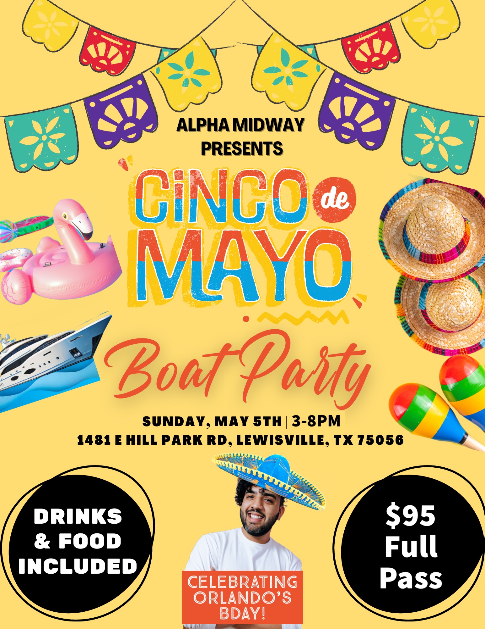 Cinco de Mayo Boat Party 🥳