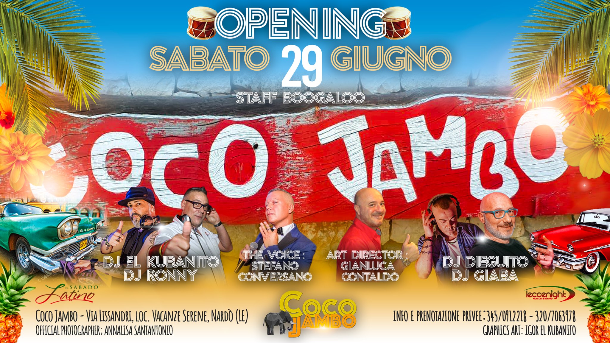 Opening CocoJambo Latino 29 Giugno 2019