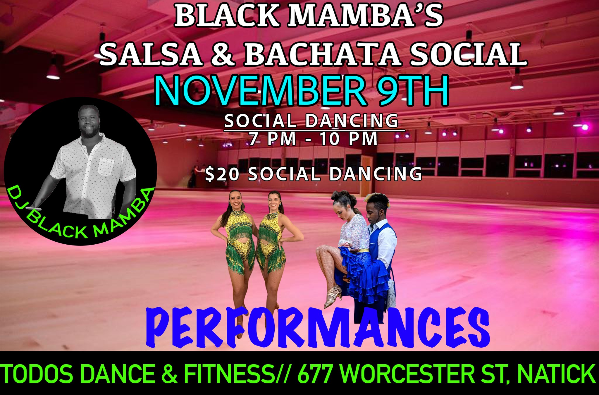 Black Mamba's Salsa & Bachata Social