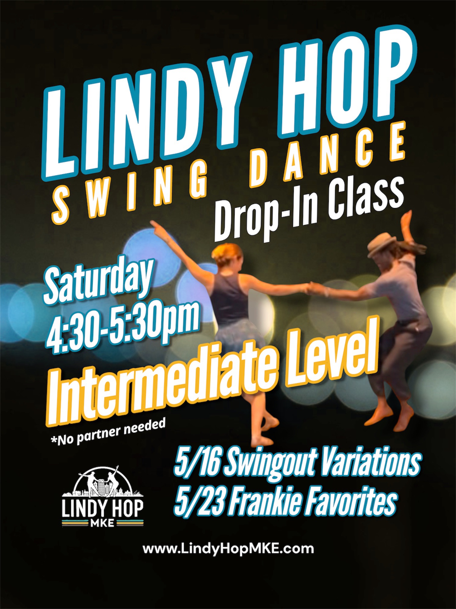 Lindy Hop Swing Dance Intermediate Class