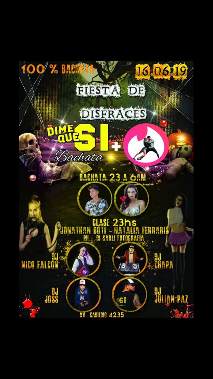 DQS + TinderBachata Edicion Disfraces 16.06.19