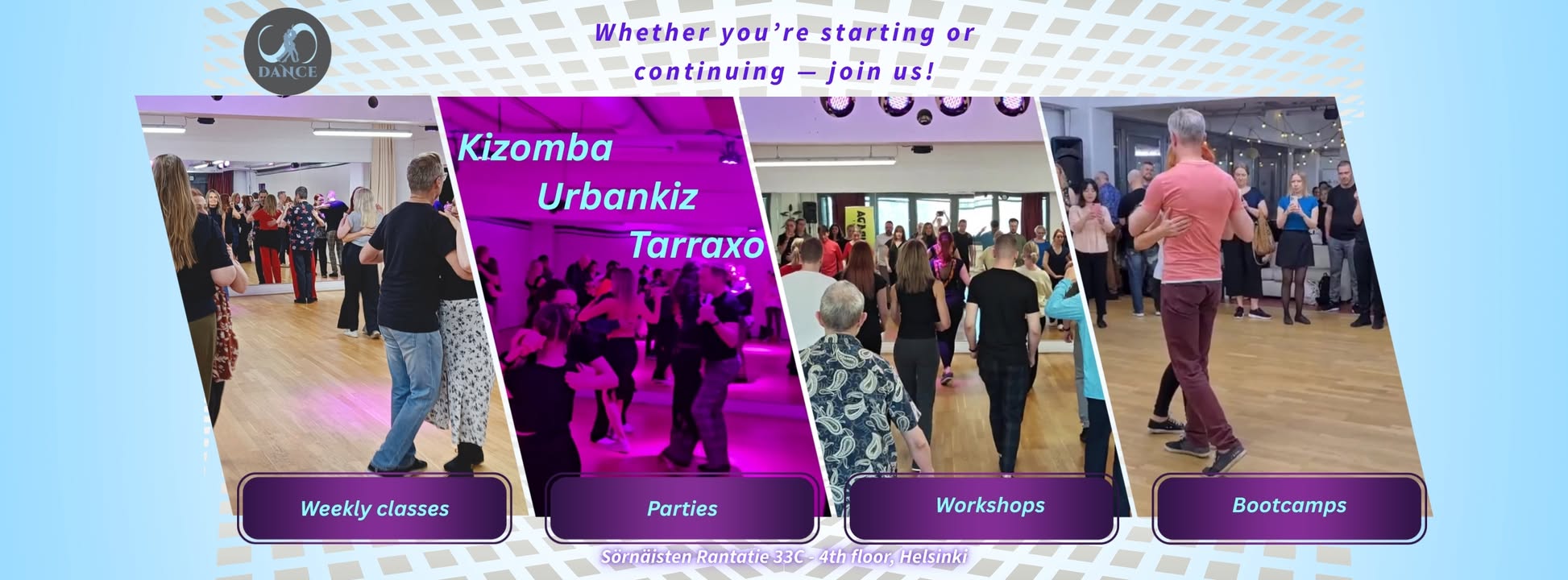 Autumn Weekly Classes 2026 Kizomba, Semba & Urbankiz S-Dance Helsinki