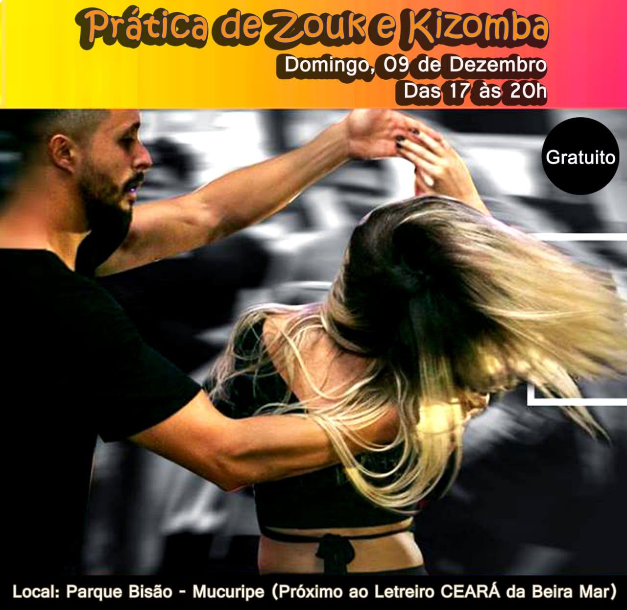 Prática de Zouk e Kizomba