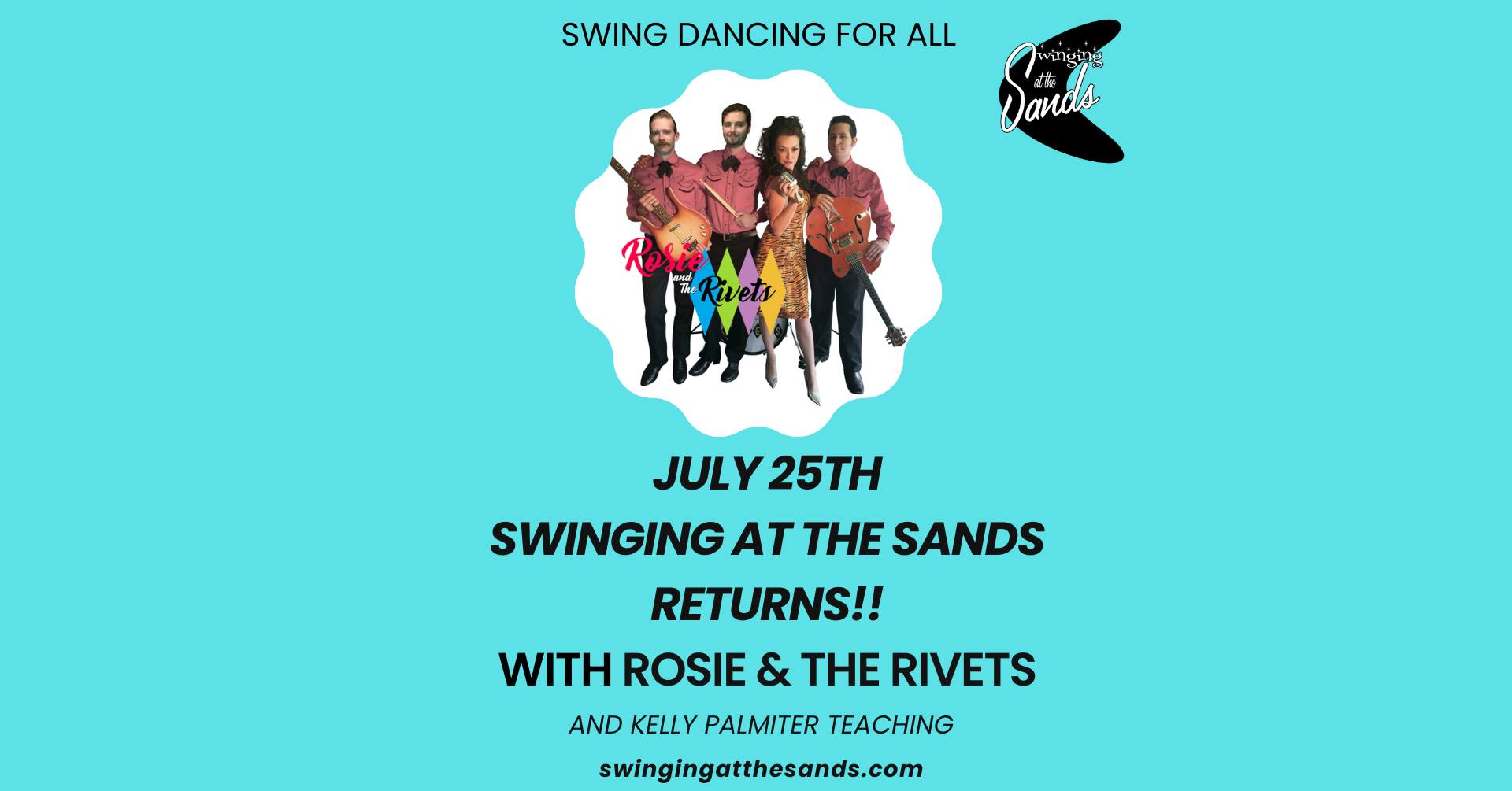 πΆ LIVE BAND NIGHT WITH πΈ ROSIE & THE RIVETS PERFORMING + KELLY PALMITER INSTRUCTING πΊ