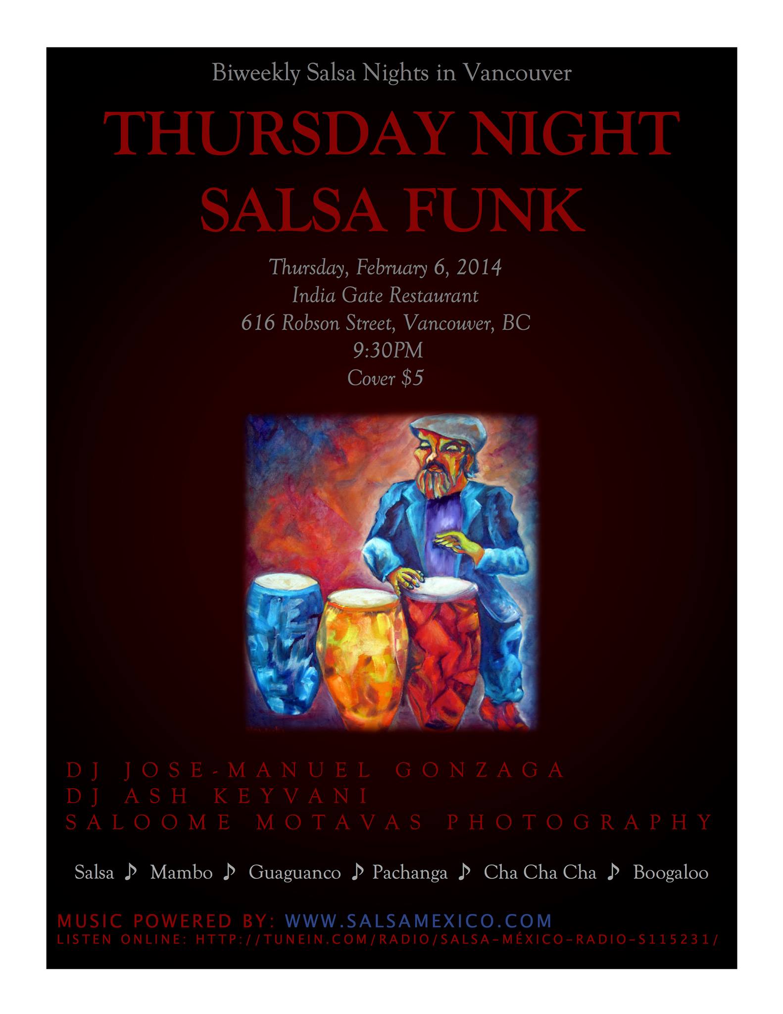 Thursday Night Salsa Funk: February 6!