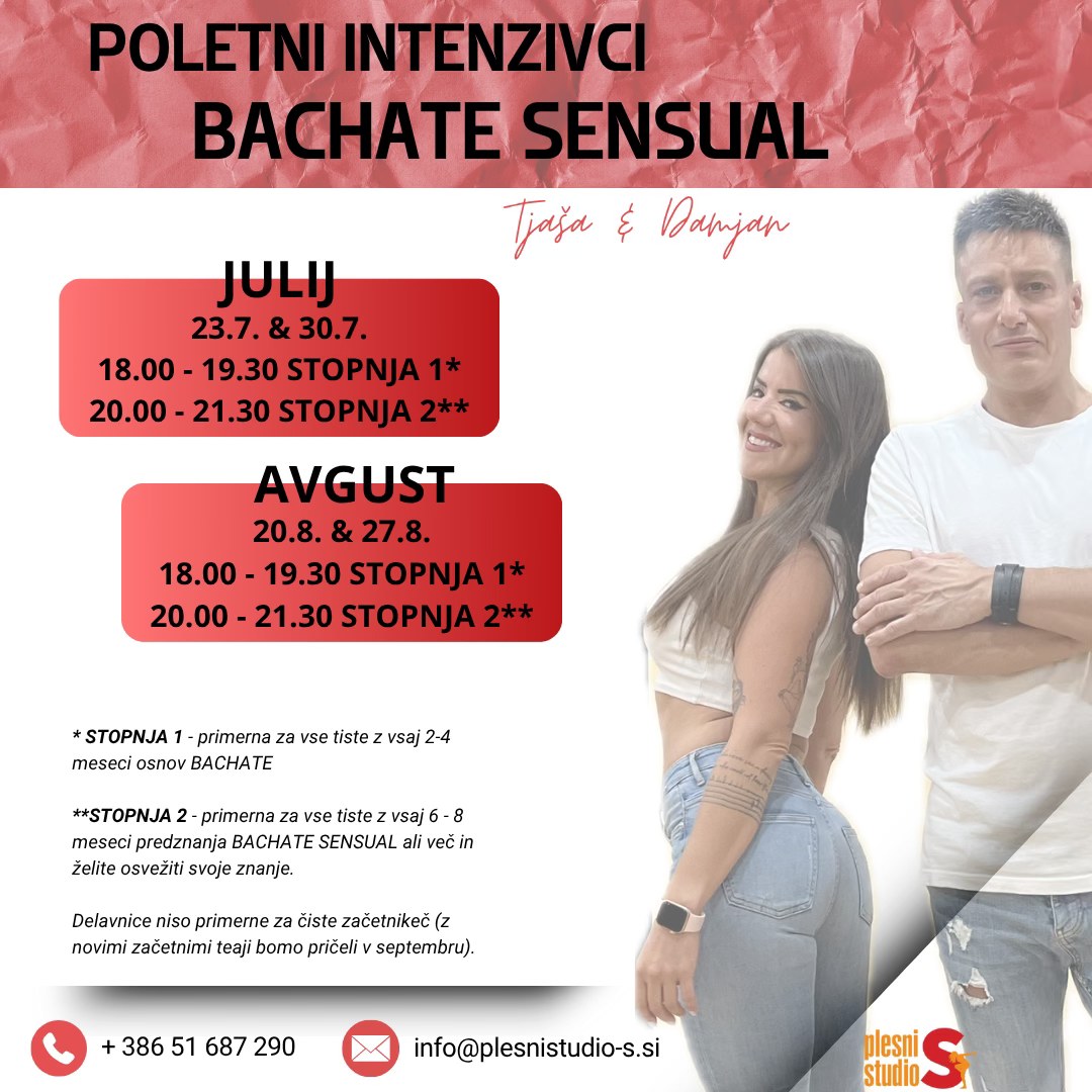 POLETNI INTENZIVCI BACHATE V MARIBORU