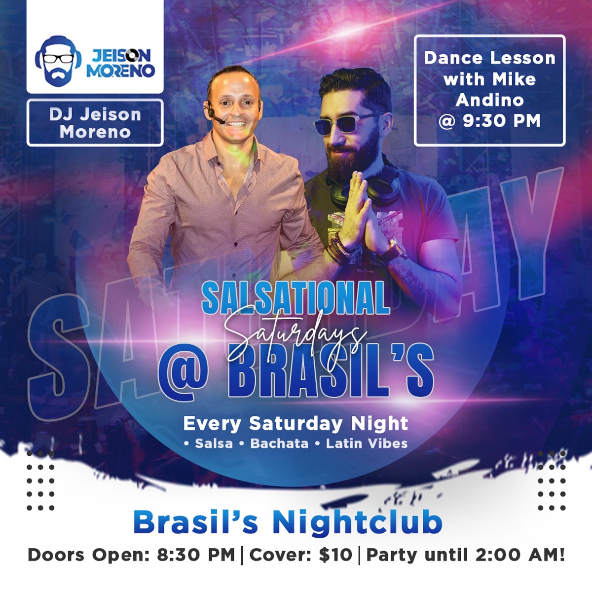 SALSATIONAL Saturdays @ BRASILS’S