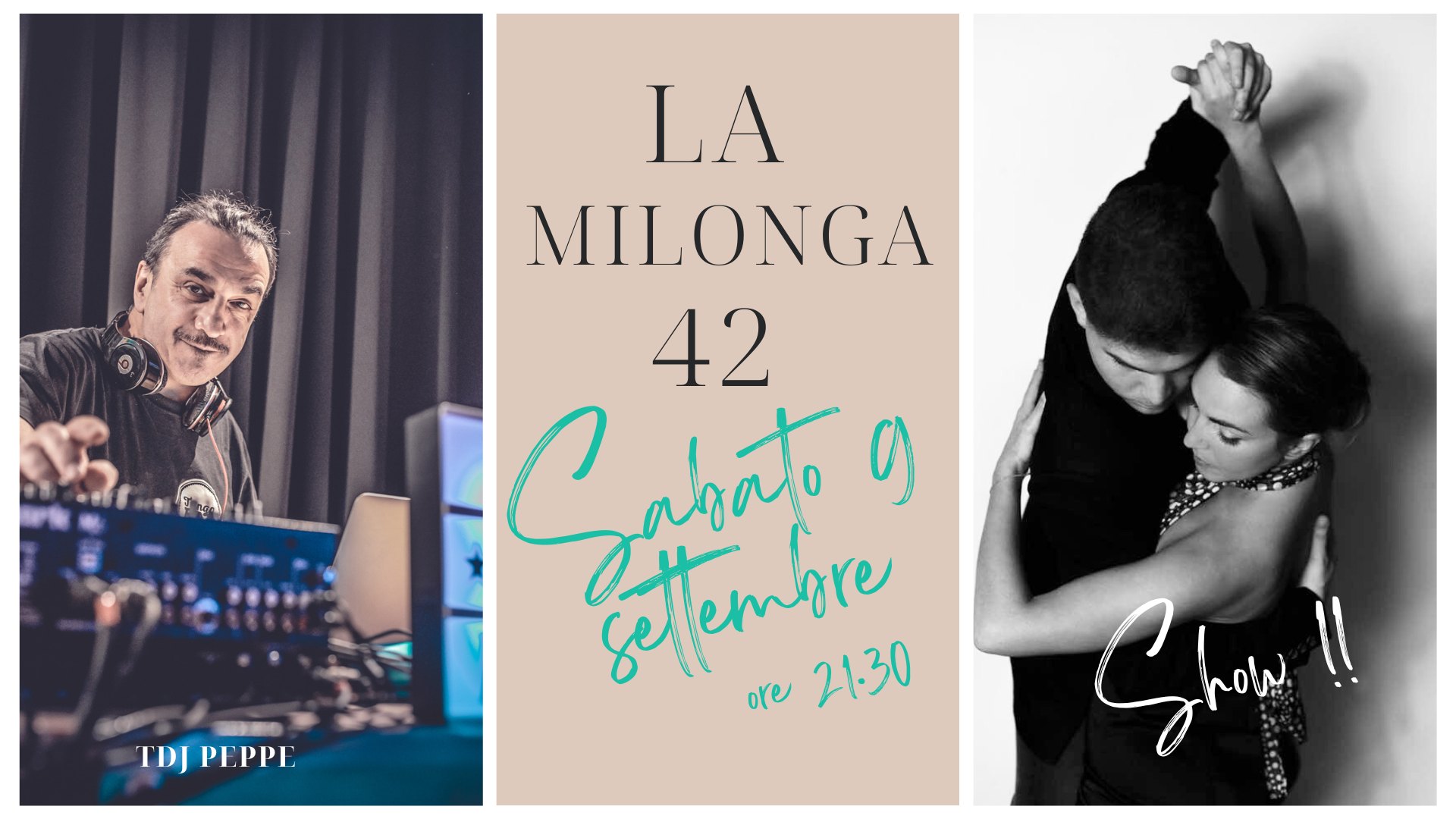 Milonga 42 con SHOW: tdj Peppe Di Gennaro