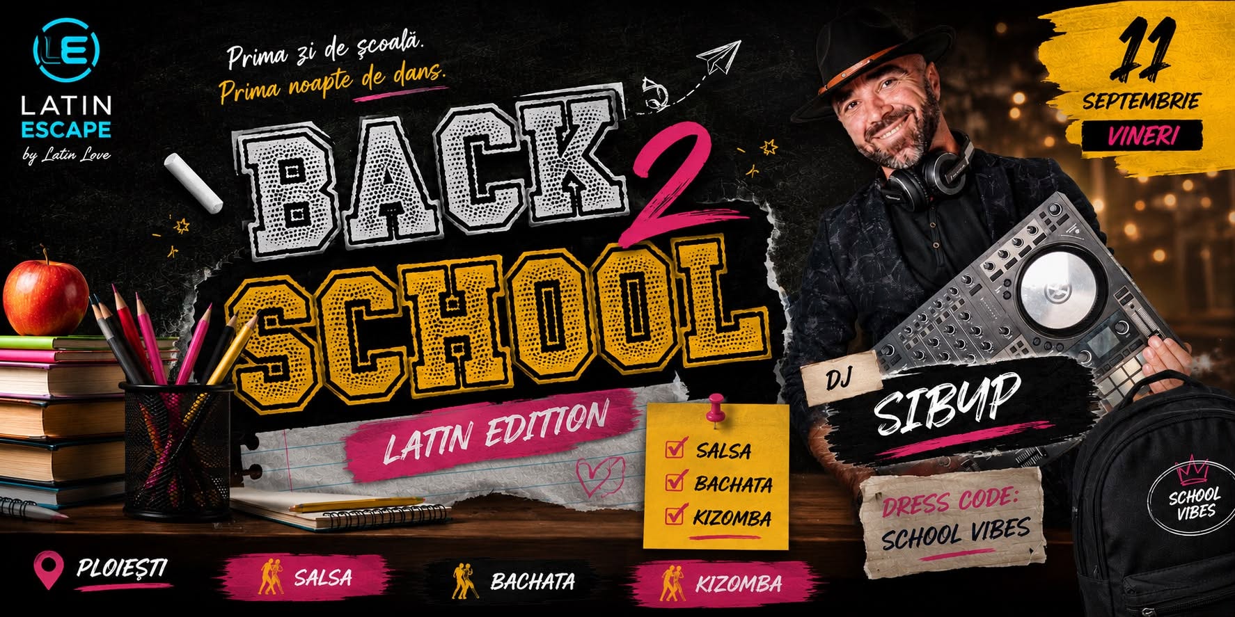 🎒📚 BACK 2 SCHOOL LATIN EDITION 🔥💃 Latin Escape × DJ Sibyp