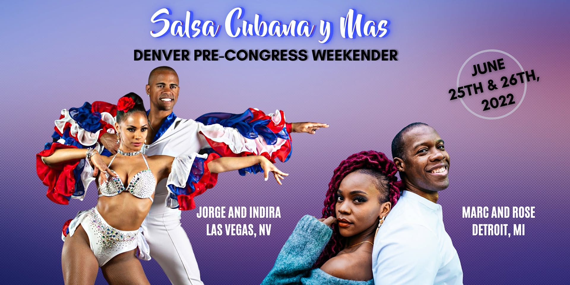 Denver Pre-Congress Weekenders - Cuban Salsa y Mas