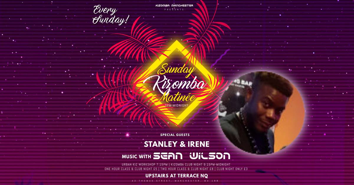 Sunday Kizomba Matinée Classes with Stanley, Abena & Sean Wilson