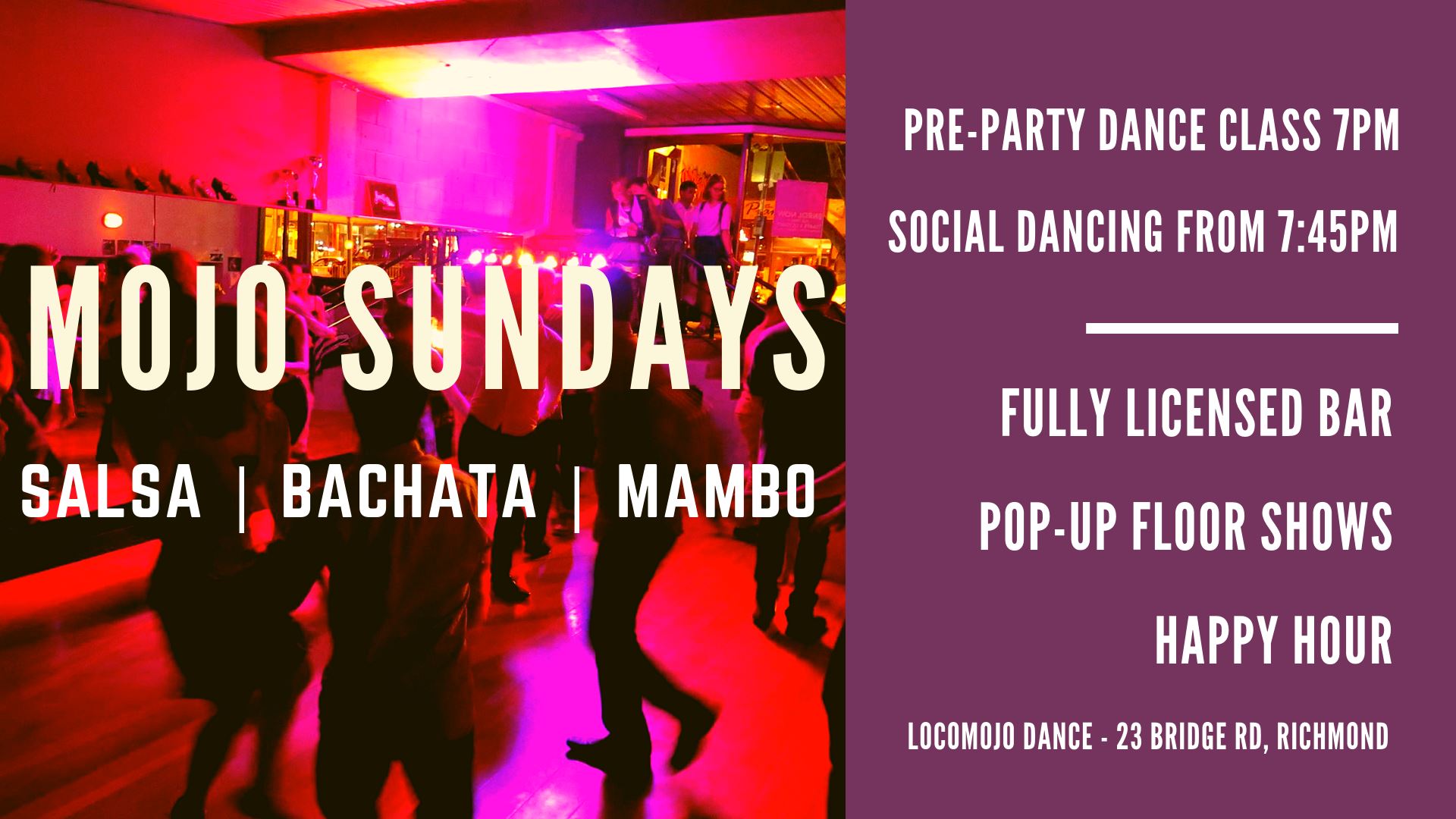 Mojo Sundays - Latin Dance Social