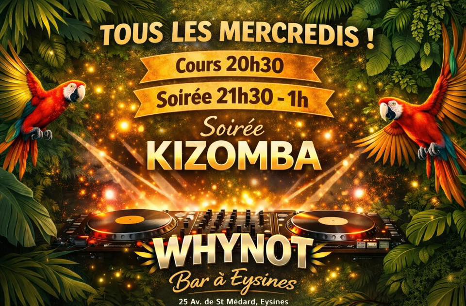 Mercredi Kizomba au Whynot Bar
