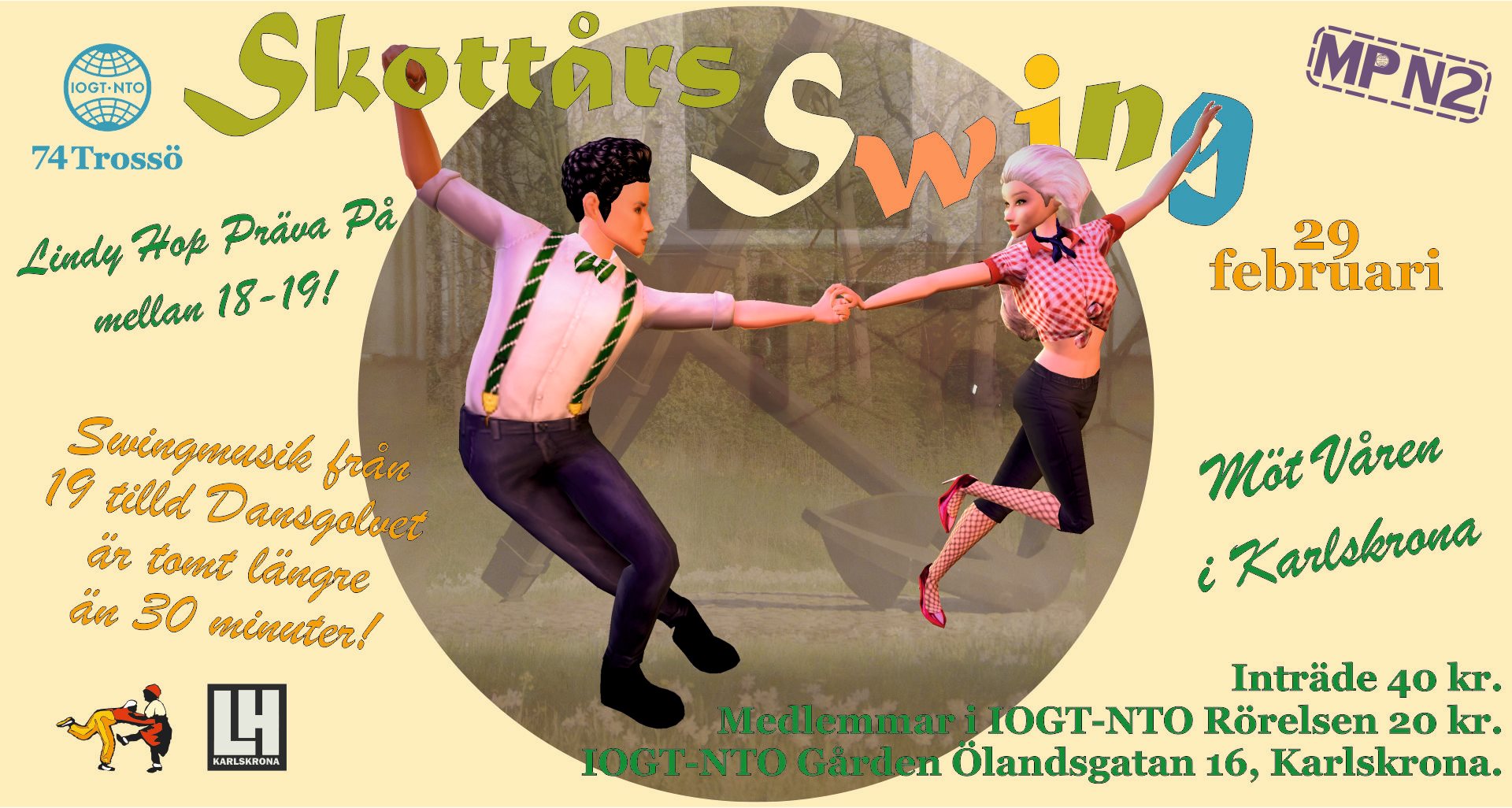 SkottårsSwing med Lindy Hop Pröva På Kurs