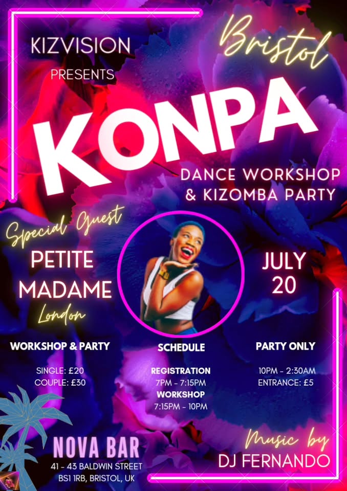 Konpa Dance Workshop & Kizomba Party BRISTOL