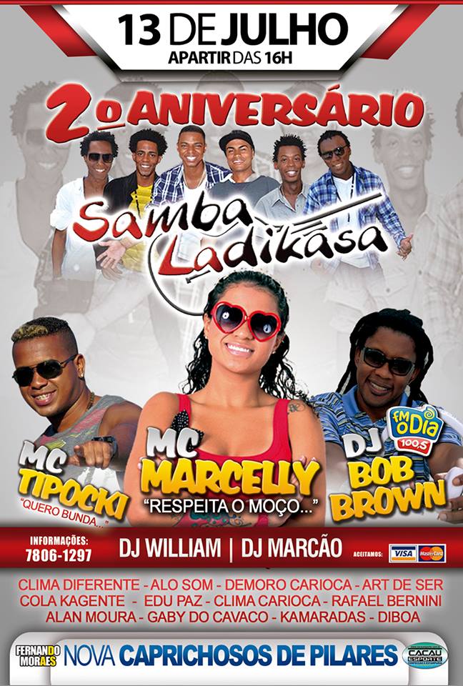 2º ANIVERSÁRIO DO GRUPO SAMBALADIKASA