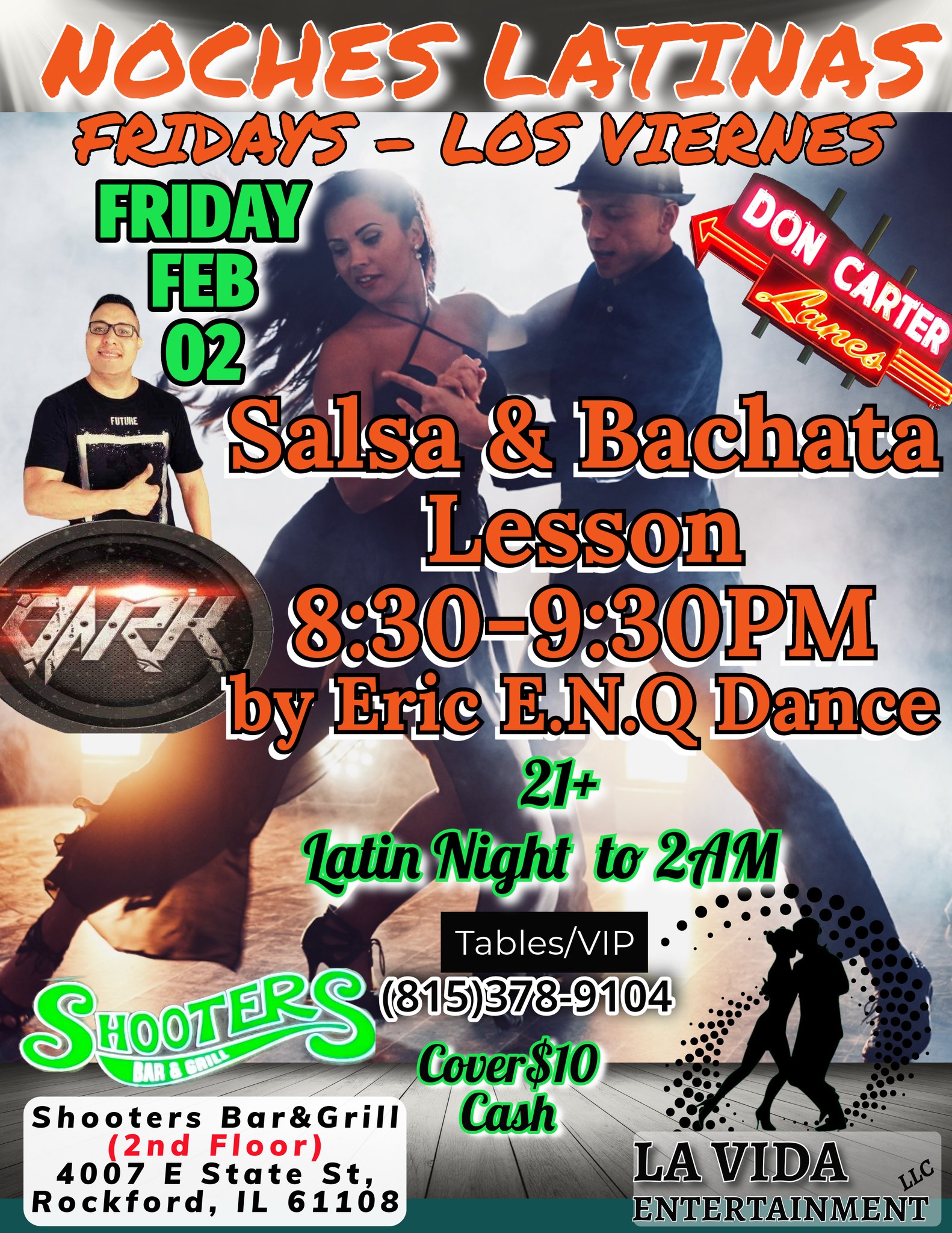 Salsa & Bachata Lesson Followed by Noche Latina