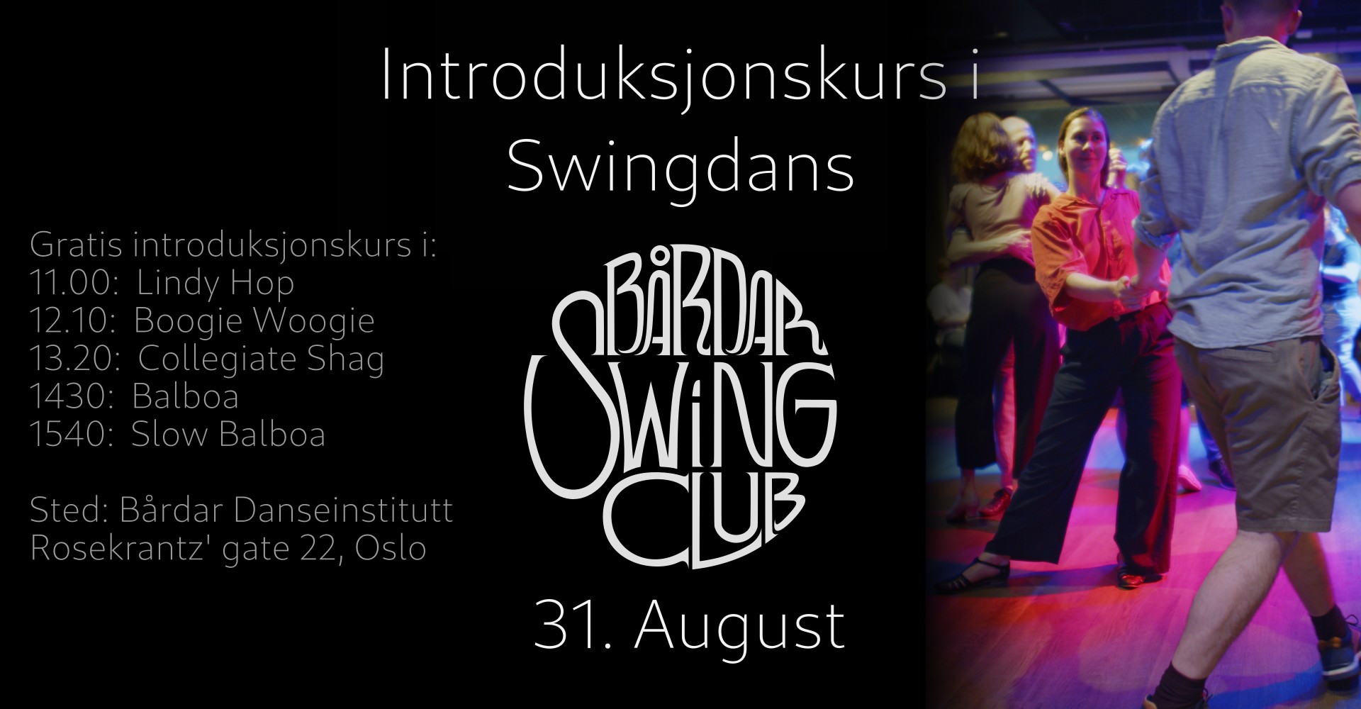 Gratis introkurs i Swing