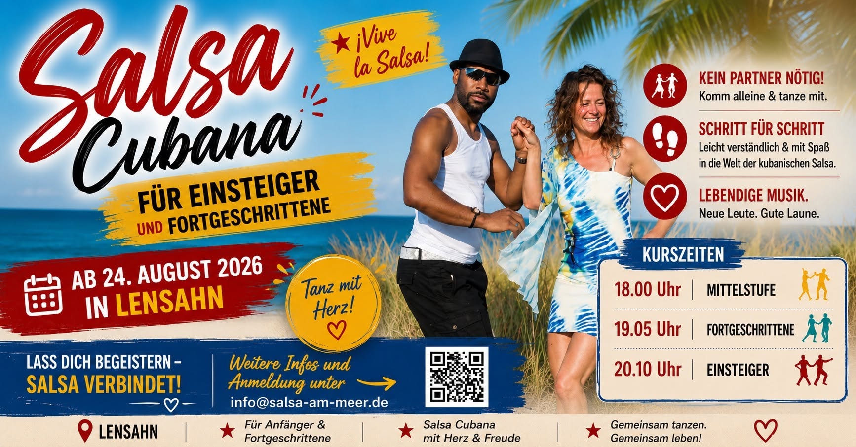 Salsa Cubana für Einsteiger und Fortgeschrittene in Lensahn