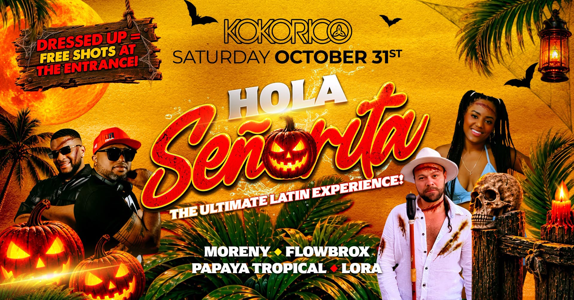 HOLA SEÑORITA LATIN & REGGAETON HALLOWEEN EDITION
