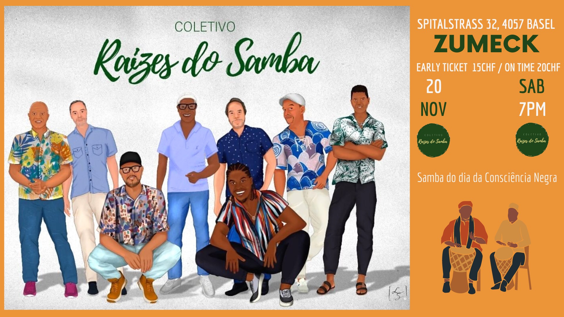 Fuá com Batuque - Coletivo Raízes do Samba - Especial dia da Consciência Negra.