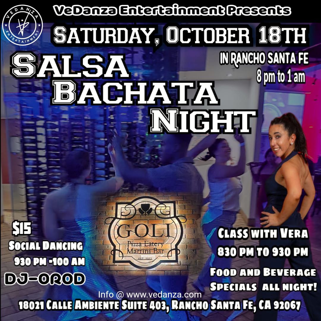 Salsa Bachata Saturdays at Goli Eatery