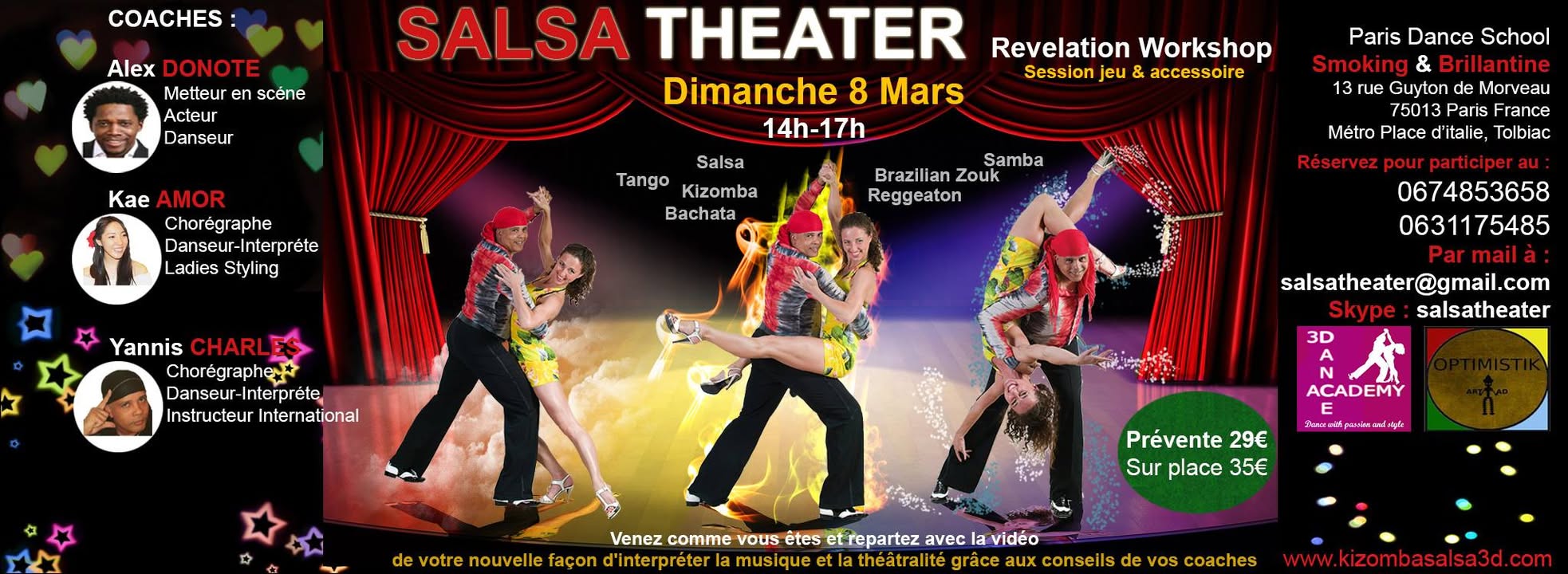 DANCE THEATER Workshop danse et comédie avec utilisation d'accessoires