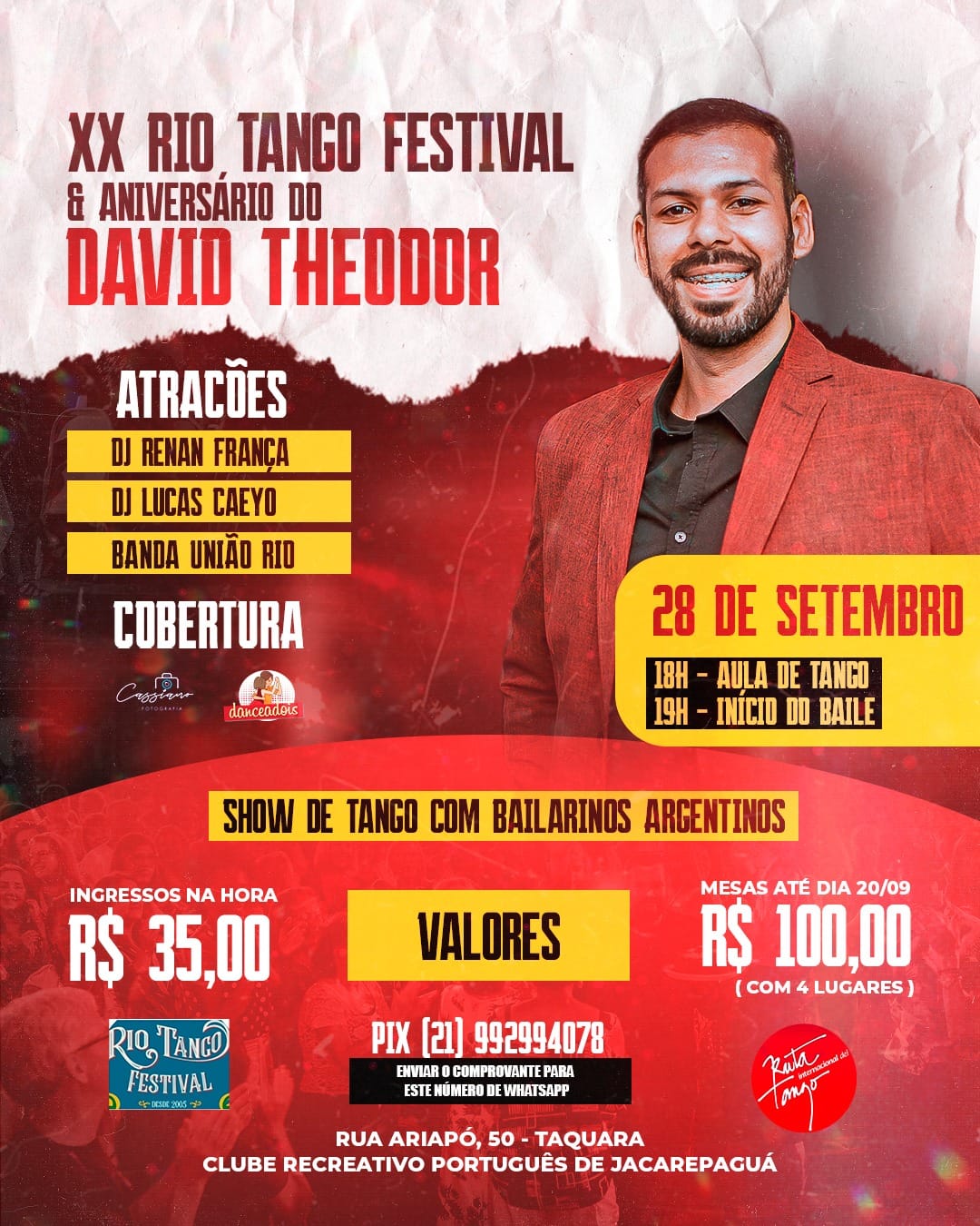 Aniversário David Theodor & Rio Tango Festival