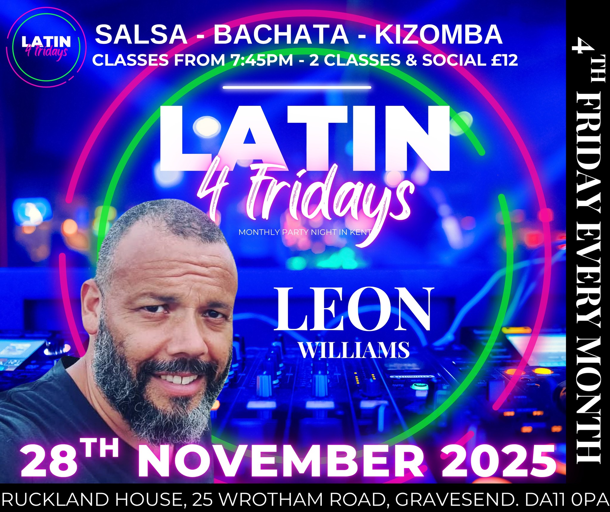 ✨LATIN4Fridays NOVEMBER Party Night✨