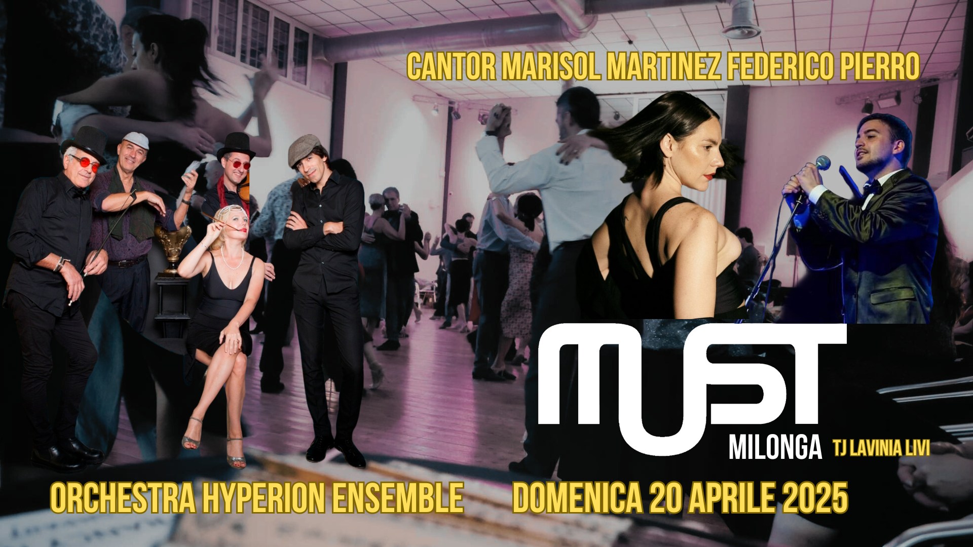 MUST Milonga - Concerto Hyperion Ensemble - Cantor Marisol Martinez y Federico Pierro