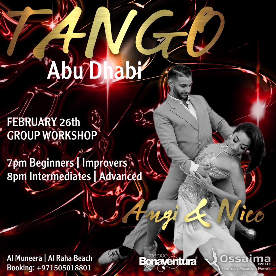 ARGENTINE TANGO Workshops Abu Dhabi UAE