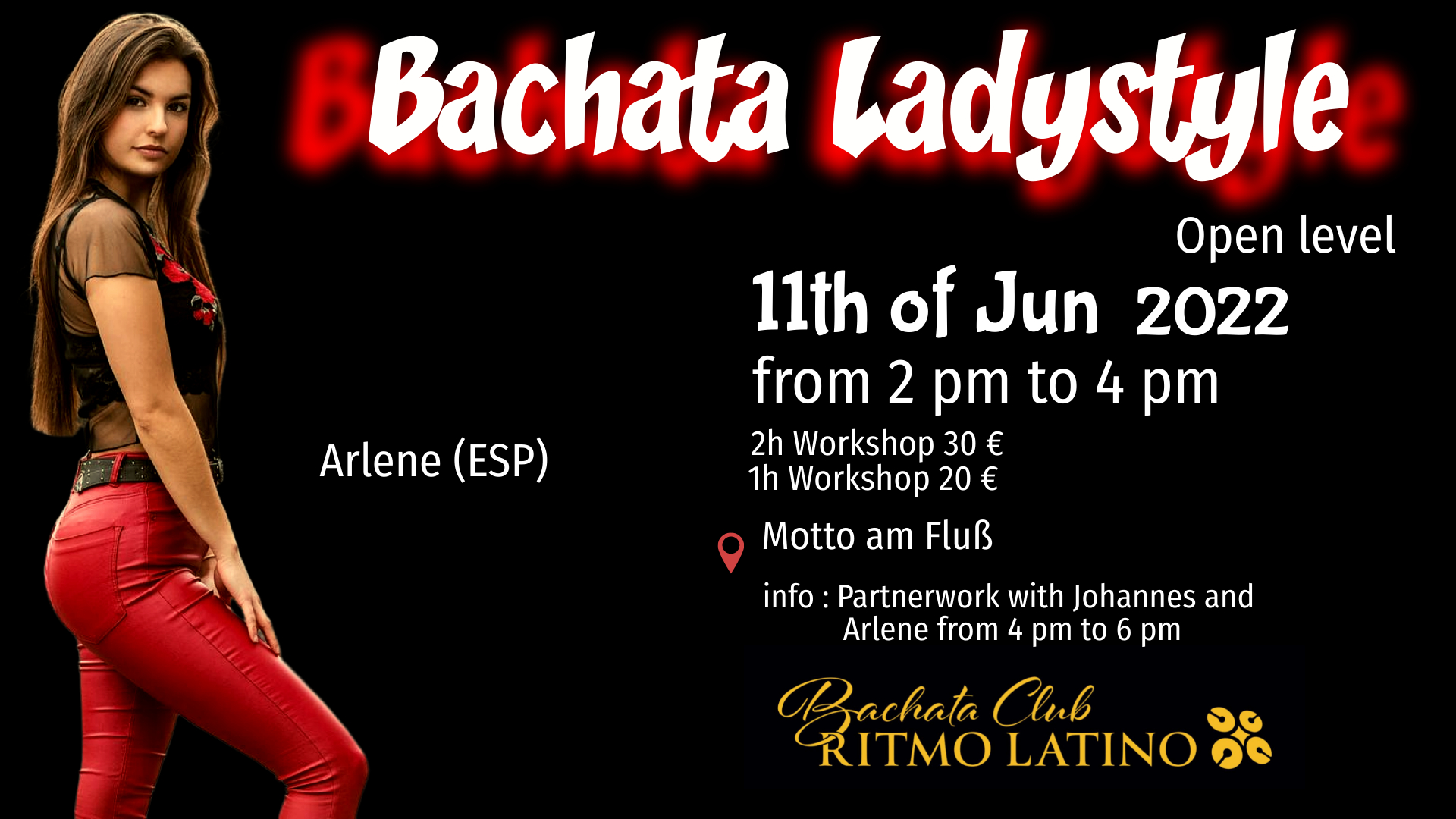 Vienna Bachata Ladystyle By Arlene from Spain 11.06.2022 Bachata Tanzclub Ritmolatino