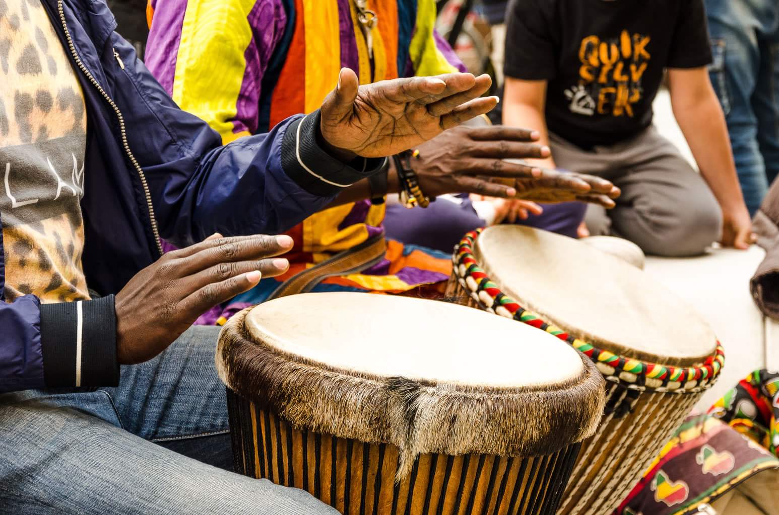Drum Circle and Salsa Sunday