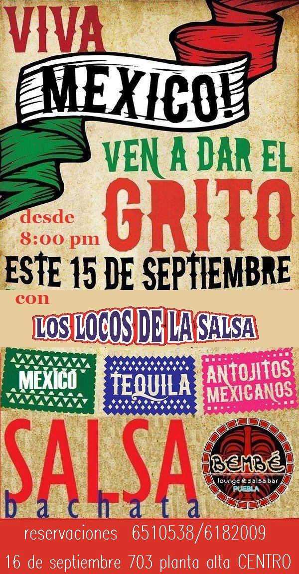 ¡¡¡¡VIVA MÉXICO, CON LOS LOCOS DE LA SALSA!!!!