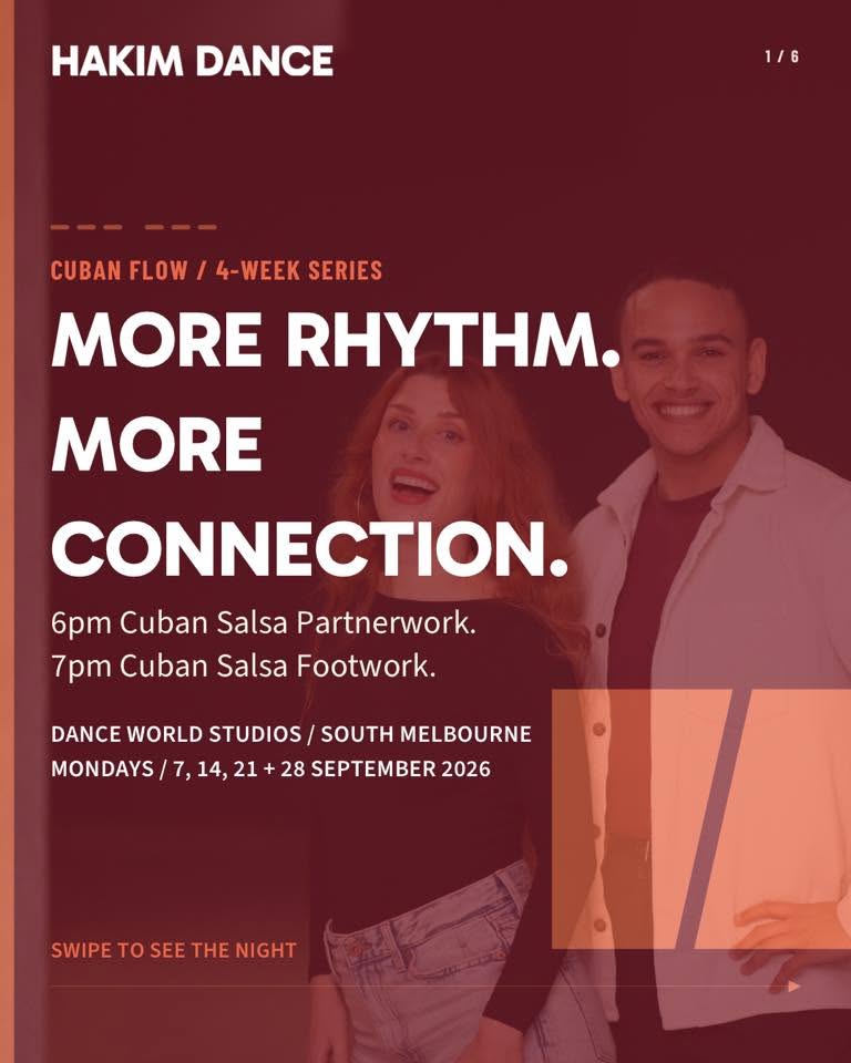 Cuban Flow 4-Week Cuban Salsa Series South Melbourne