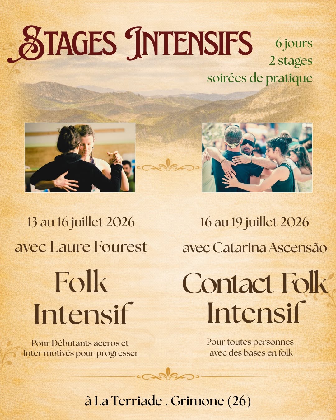 Stages Intensifs Folk et Contact-Folk