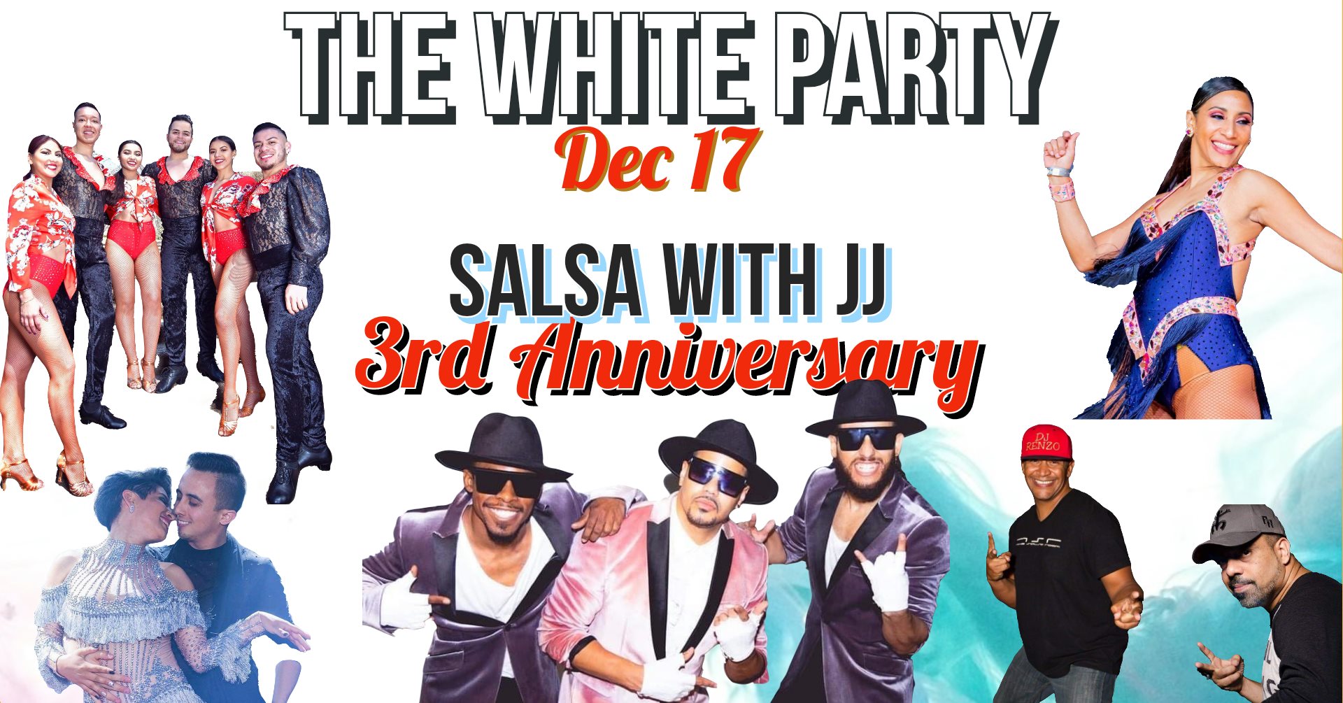 Salsa with JJ 3rd Anniversary ✰ WHITE PARTY ✰