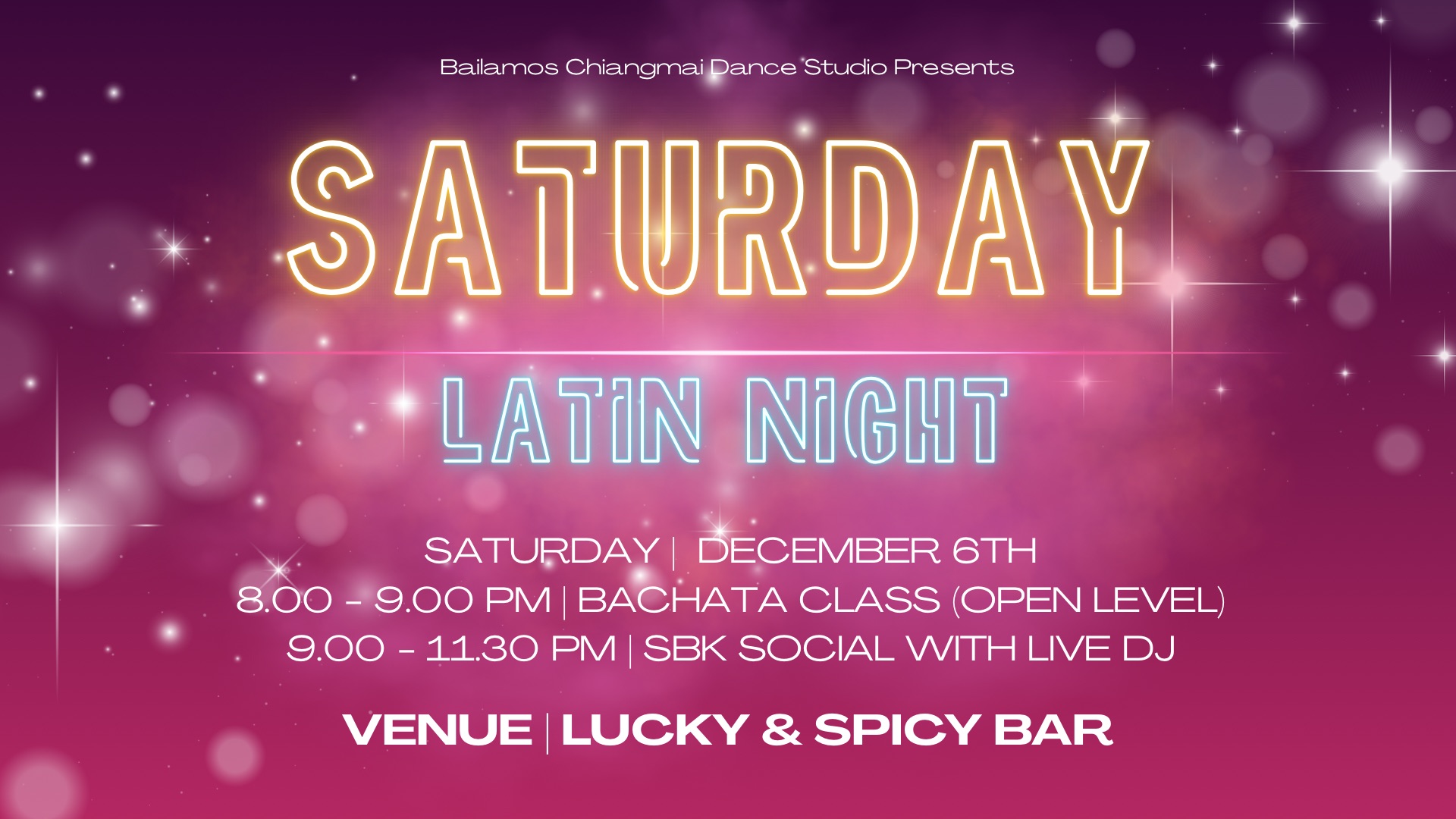 Saturday Latin Night