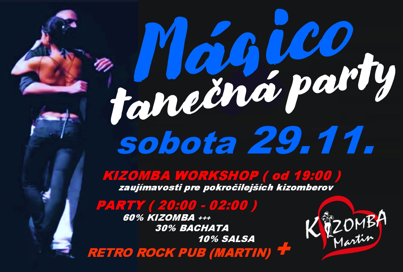 MÁGICO tanečná party