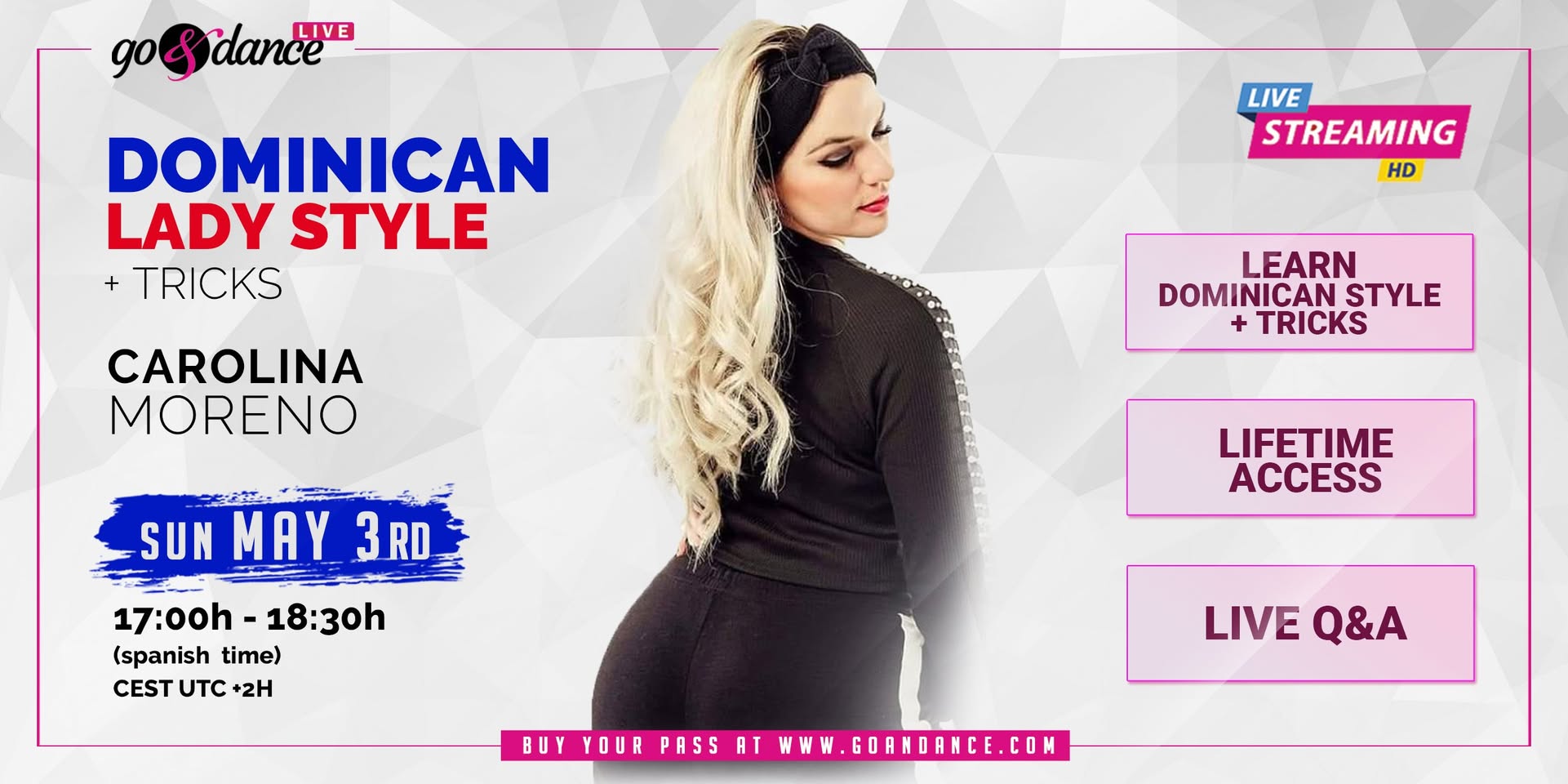 Dominican Lady Style Live Masterclass with Carolina Moreno