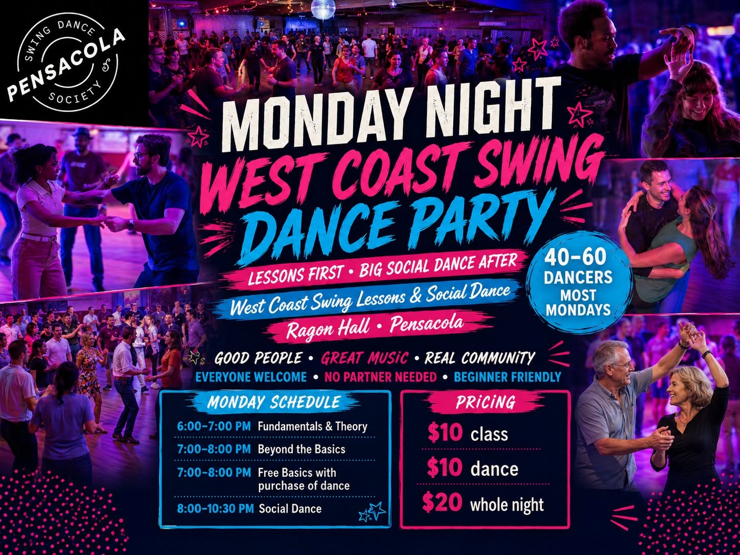 #TGIMonday West Coast Swing at Ragon Hall
