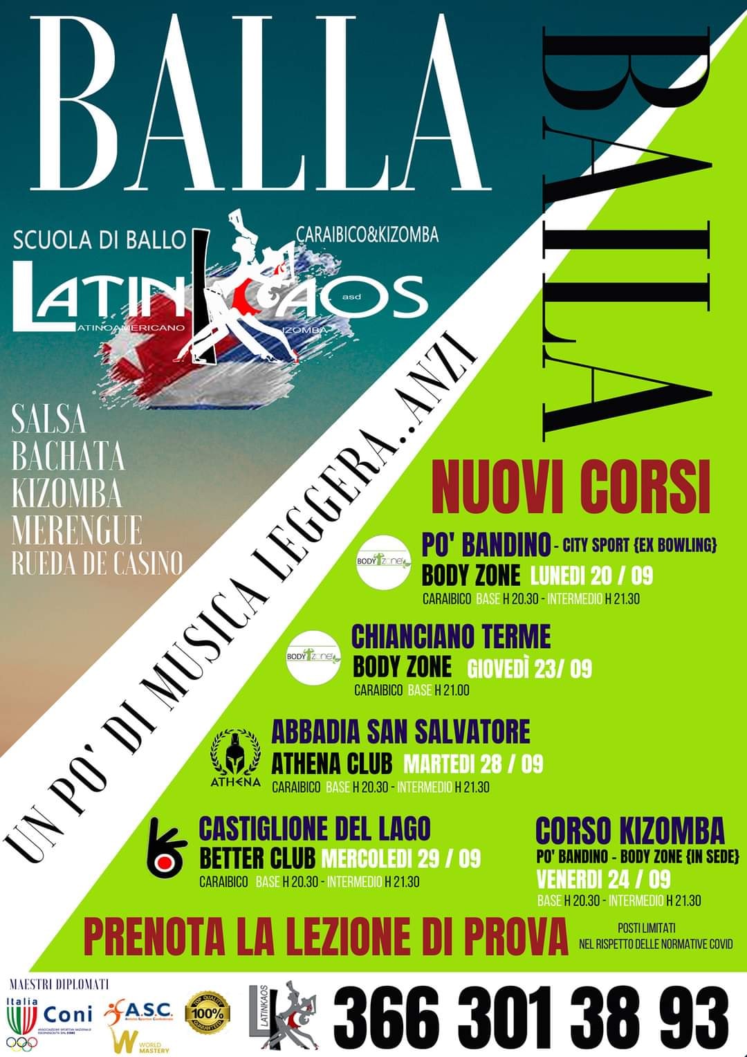 LATINKAOS ASD • NUOVI CORSI 2021-22
