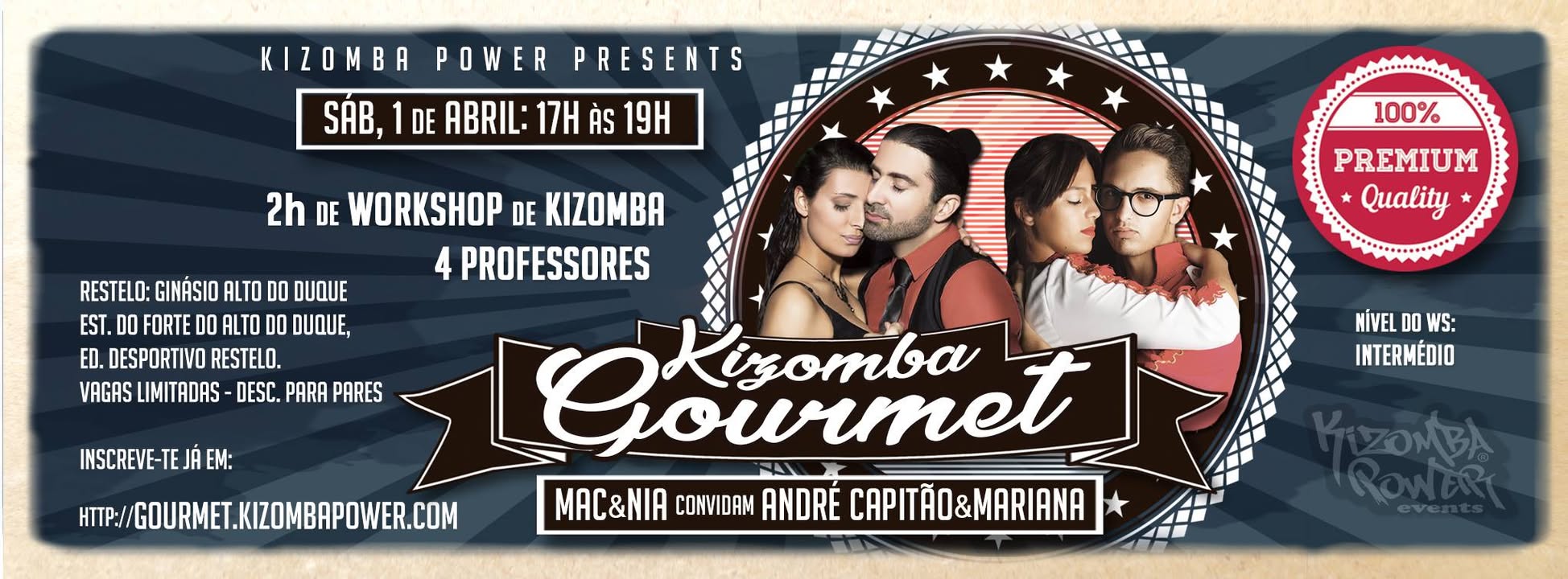 Kizomba Gourmet - MaC & Nia convidam André Capitão & Mariana